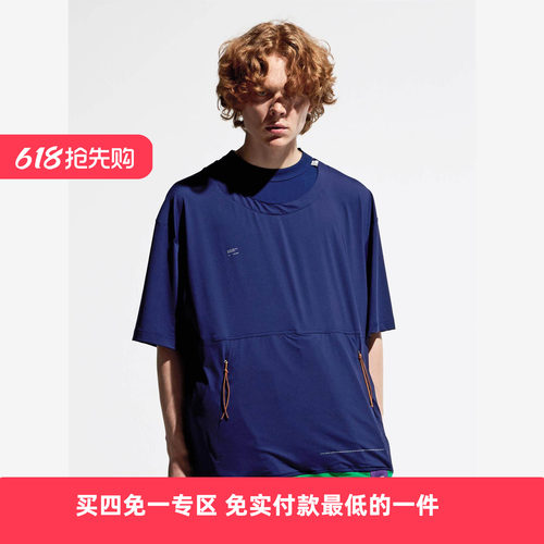EAFINETAL.领口拼接假两