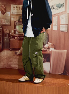 ANB2024春夏 / 宽松机能贴袋工作长裤（藏青/军绿/雾霾蓝）