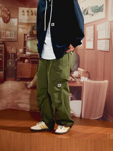 ANB长裤工装裤潮牌多袋