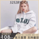 外套 5252圆领连帽拉链开衫 官网正品 oioi卫衣女rose朴彩英同款