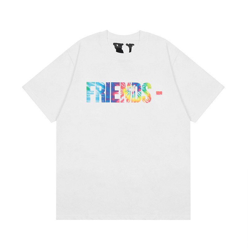 2023新款vlone短袖大v反光情人节烟雾中国龙潮牌王一博同款t恤男