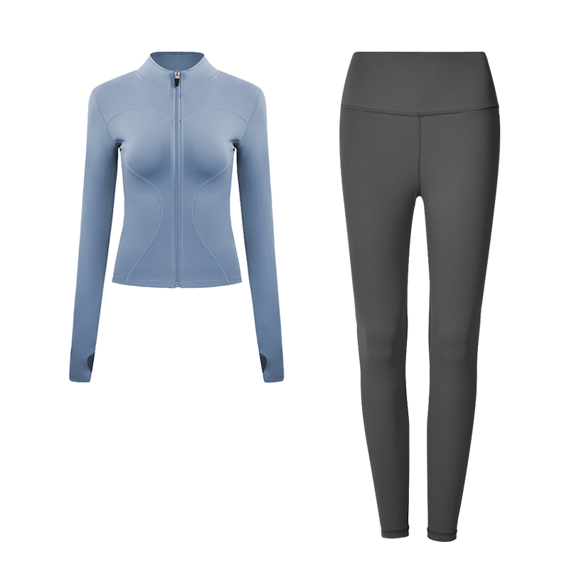 ASBA瑜伽服女长袖速干紧身显瘦