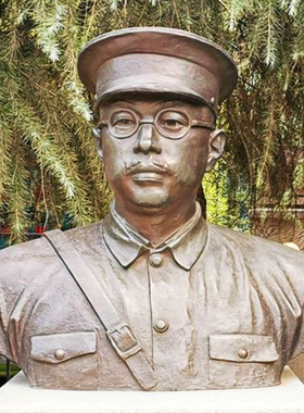 南昌起义玻璃钢仿铜革命