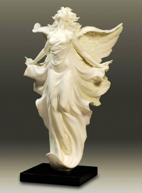 玻璃钢天使雕塑定制摆件