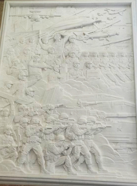 国防教育军事博物馆浮雕背景墙