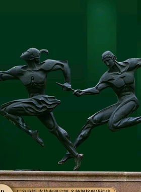 校园文化风人物雕塑像