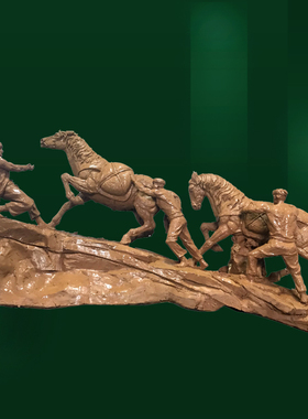 茶文化民俗商业街玻璃钢