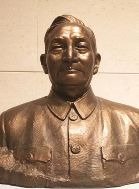 现代历史名人肖像陈云玻璃钢