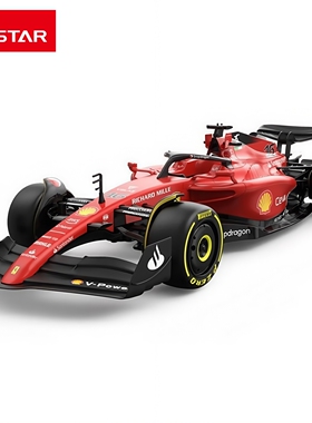 rastar星辉遥控车模法拉利F1-75方程式赛车USB充电玩具礼物1:12