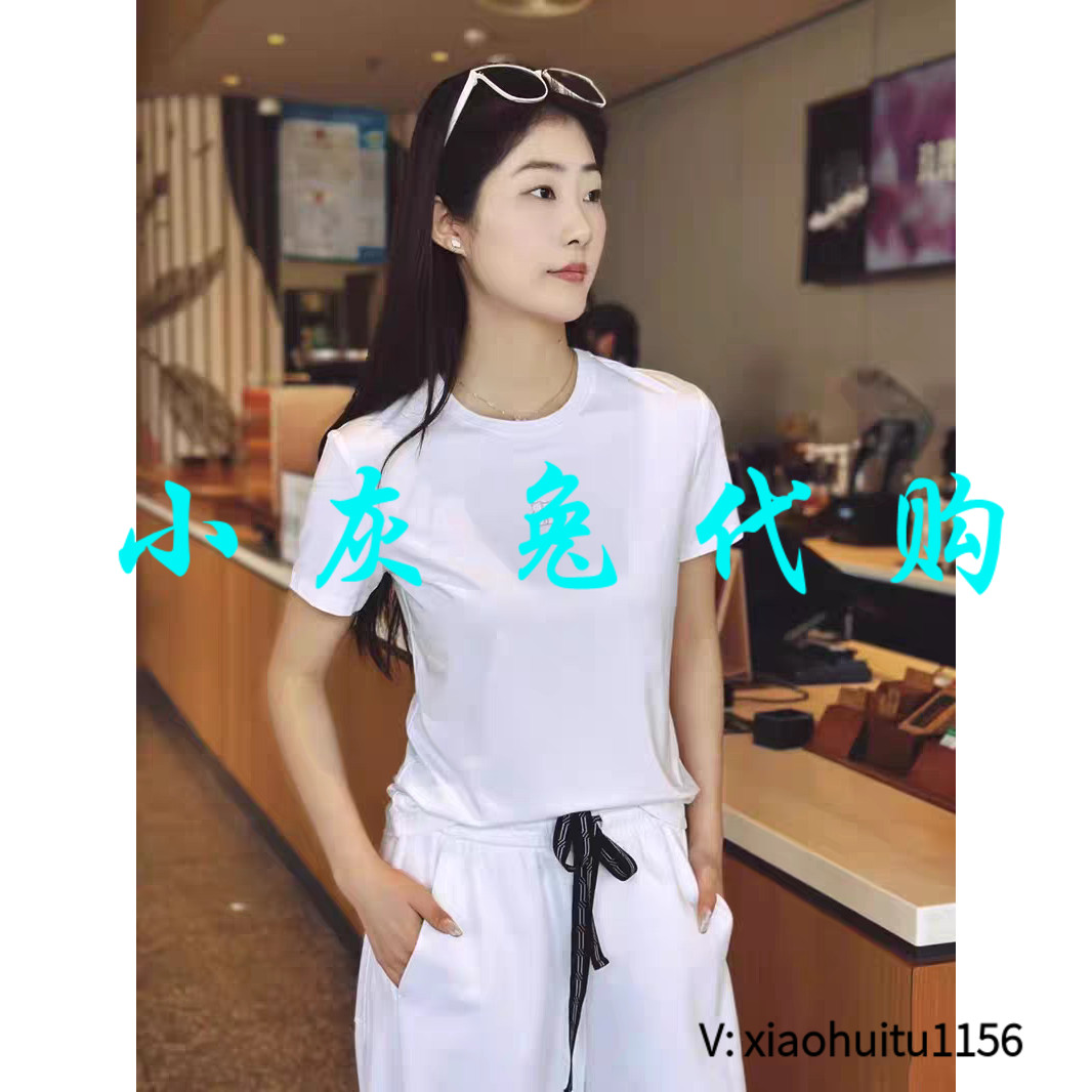 小灰兔专柜正品代购2026线夏季新款T恤女修身显瘦基础款530224