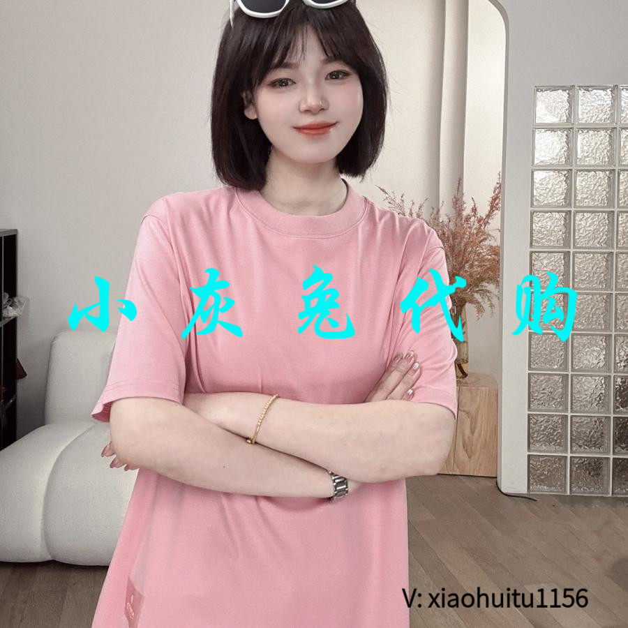 小灰兔专柜正品代购2026夏装新款宽松短袖T恤5300902-1031365-001