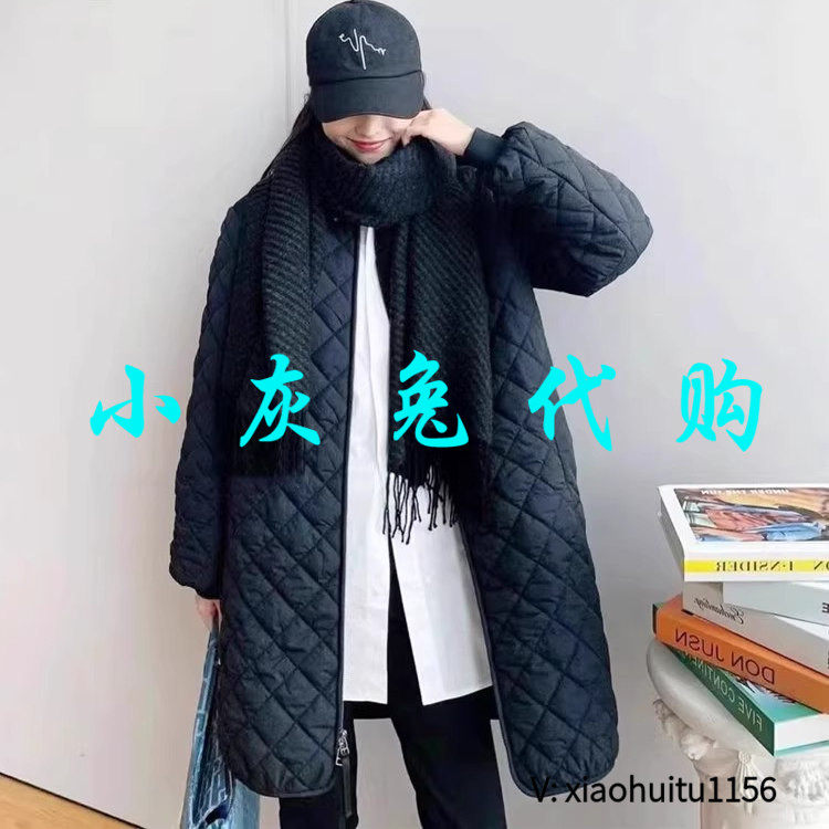 3折特卖 小灰兔专柜正品代购立领中长款宽松棉衣棉服外套5400632