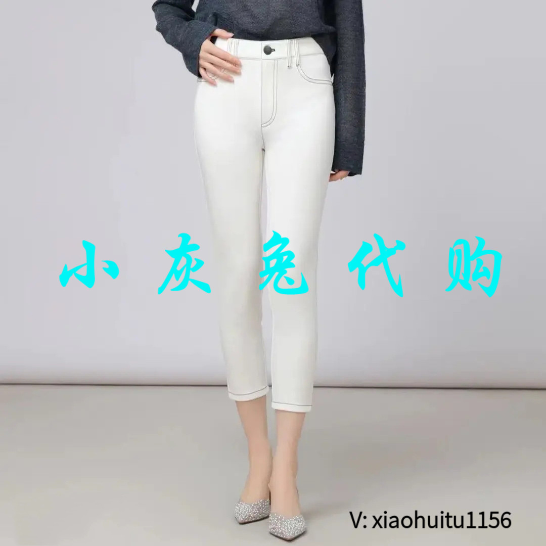 小灰兔专柜正品代购2025春夏高腰休闲时尚七分裤5100398-4226771