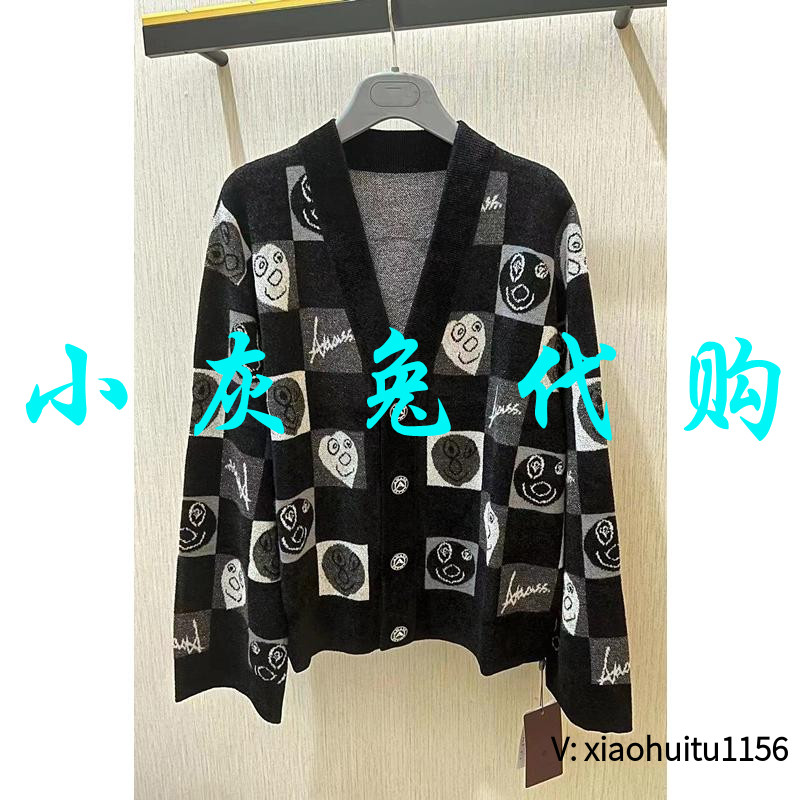小灰兔正品代购笑脸卡通针织衫