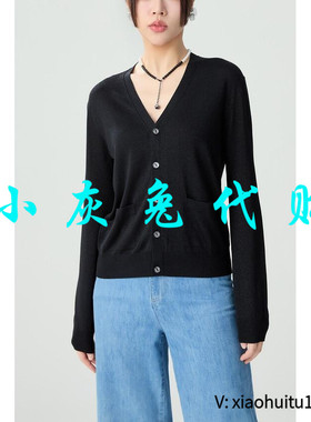 小灰兔专柜正品代购2026秋季新款针织V领开衫1499239-1T46311-005