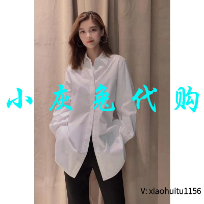 衬衫小灰兔小灰兔中长款衬衫