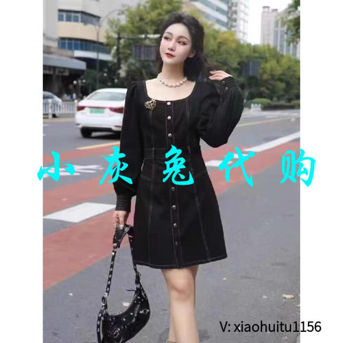 小灰兔正品代购牛仔连衣裙