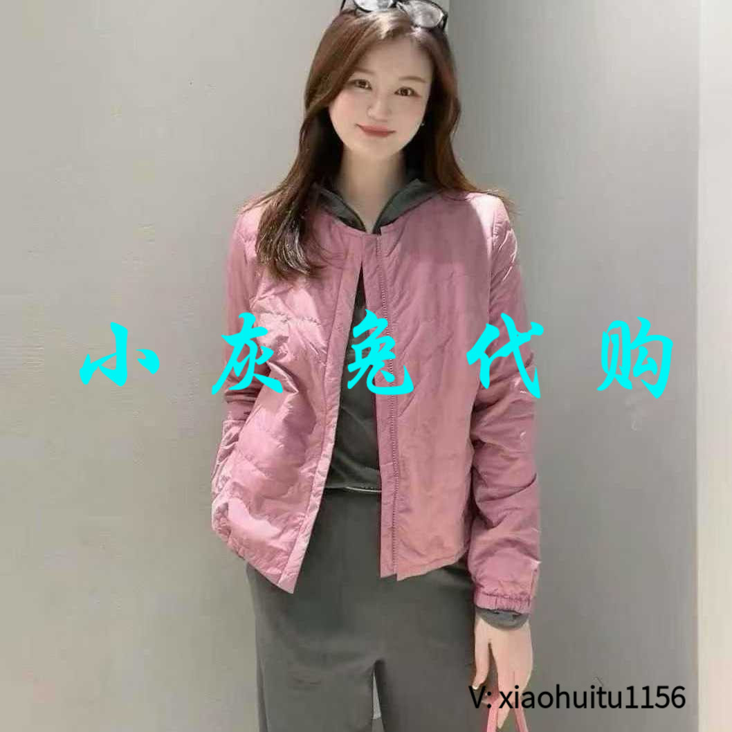 小灰兔专柜正品代购2025秋季新款薄款棉服外套女装540048-1034