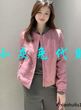 小灰兔专柜正品代购2025秋季新款薄款棉服外套女装540048-1034