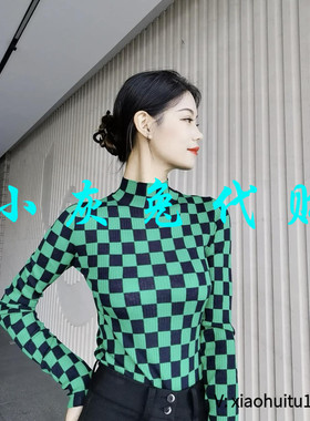 4折特卖 小灰兔专柜正品代购棋盘格子针织衫5399539-4T16549-005