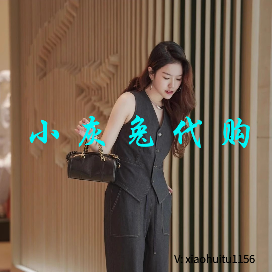 小灰兔正品代购牛仔无袖马甲外套