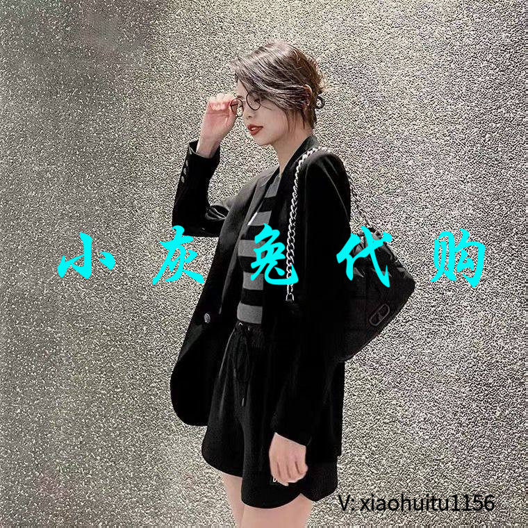 小灰兔专柜正品代购2026春装黑色西装一粒扣1400603-4227311-001