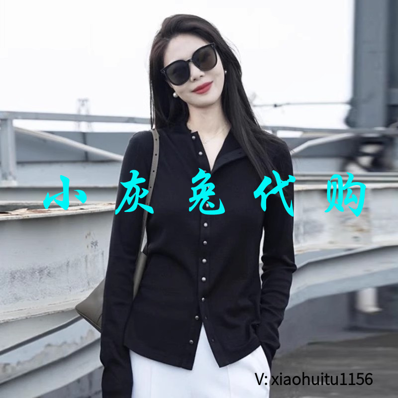 小灰兔专柜正品代购2026秋冬新款立领针织衫5301016-4240711-001