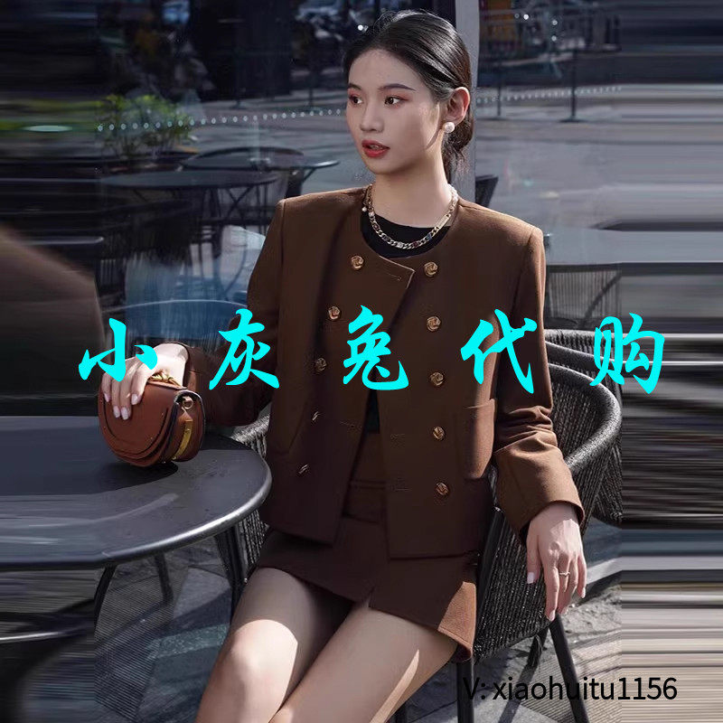 小灰兔正品代购双排扣外套