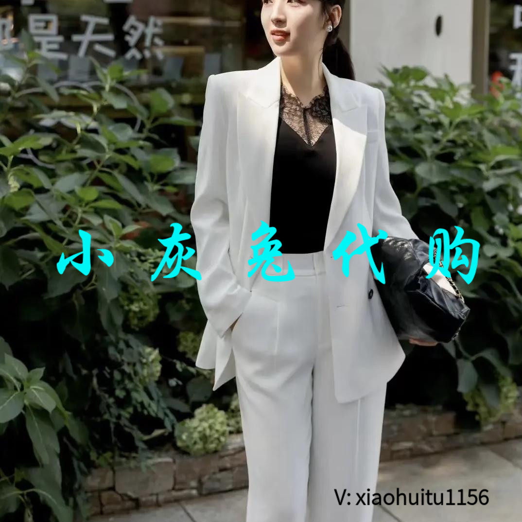 小灰兔专柜正品代购2026春装新款双排扣西装5400773-2062871-001