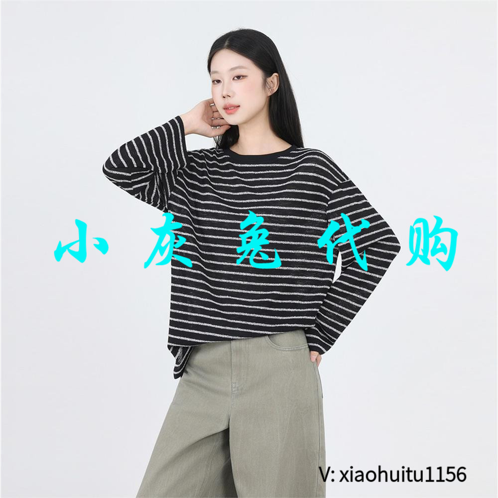 小灰兔正品代购条纹T恤衫