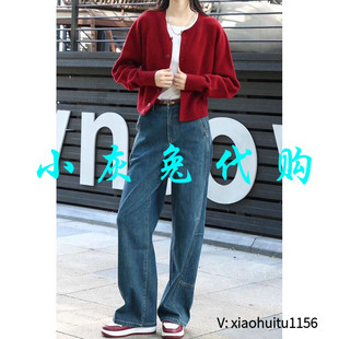 4折特卖  小灰兔专柜正品代购 小弯刀小直筒牛仔裤510032-4234622