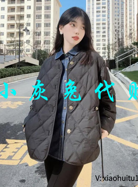 小灰兔专柜正品代购2025秋冬圆领棉服雪丽服1400648-1124211-001