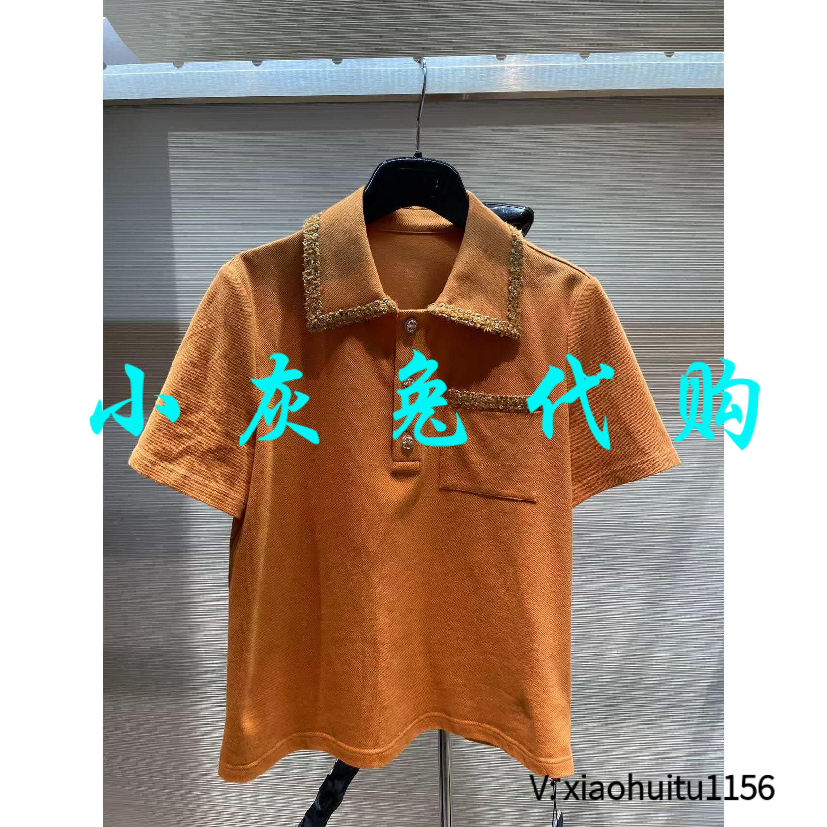 小灰兔正品代购POLO领短袖T恤