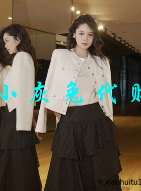 小灰兔专柜正品代购2025早春款小香风外套5400827-G02461-001