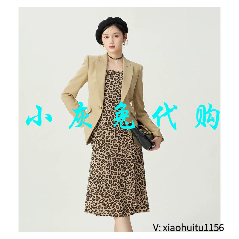 小灰兔专柜正品代购2025新款通勤修身西装外套5492809-249173-001