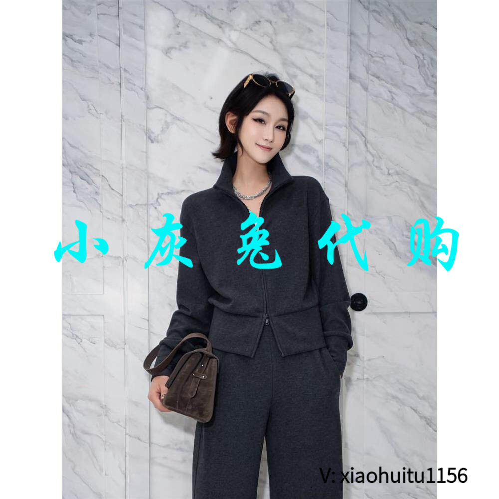 小灰兔专柜正品代购百搭修拉链休闲长袖卫衣运动外套套装540170