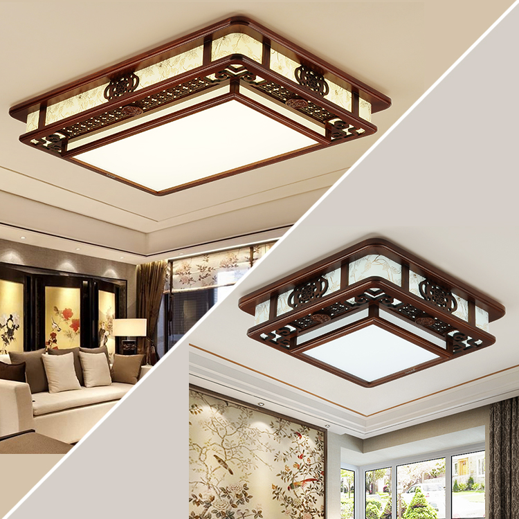 木质古典卧室灯吸顶灯客厅灯