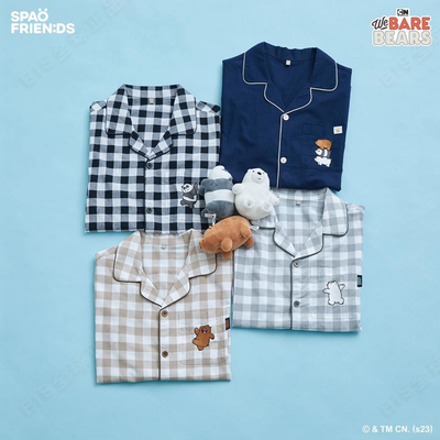 现货韩国采购spao联名三只熊短裤