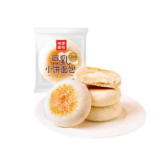【0蔗糖】桃李豆乳小饼面包整箱早餐营养餐包奶酪夹心饱腹零食品_