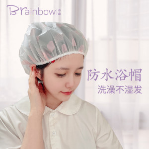 brainbow加厚可爱发套浴帽女防水