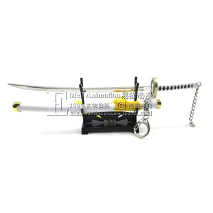 海贼死神英雄索隆香克斯罗露琪亚22cm未开刃刀扣钥匙挂件动漫周边