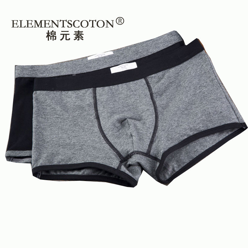 平角裤纯棉中腰抗菌抗菌棉元素