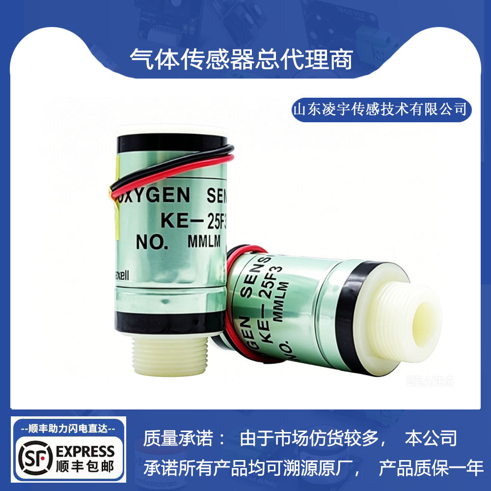 氧气传感器KE-25F3氧电池KE-25费加罗OXY12cems配件A111000001