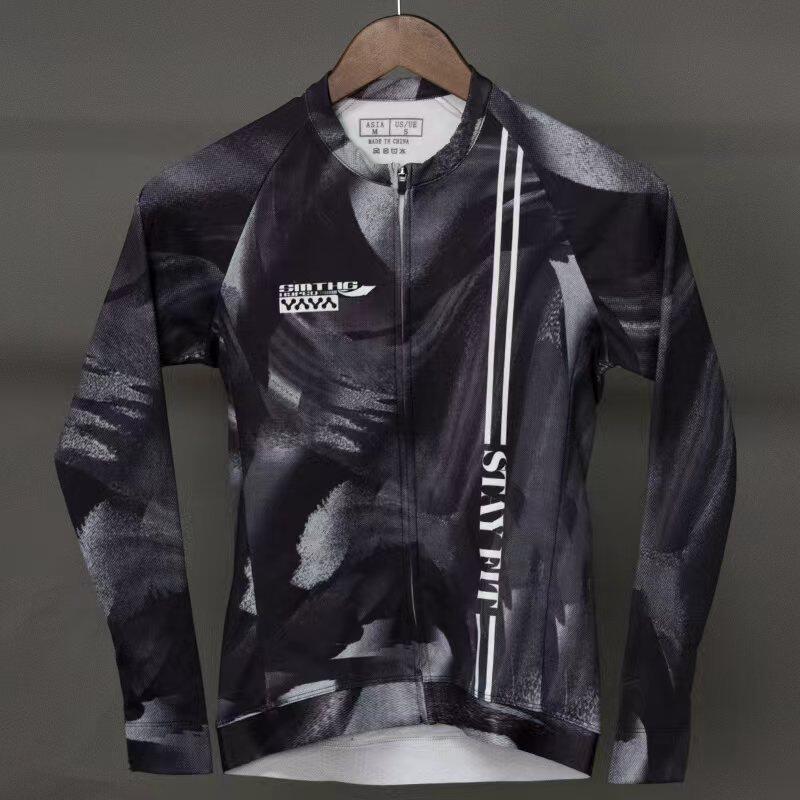 迈赛力秋冬款抓绒保暖骑行服新款公路自行车长袖抓绒骑行外套