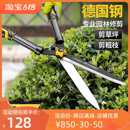 德国修枝剪强力园艺大剪刀家用草坪花果树修剪树枝粗枝专用绿篱剪