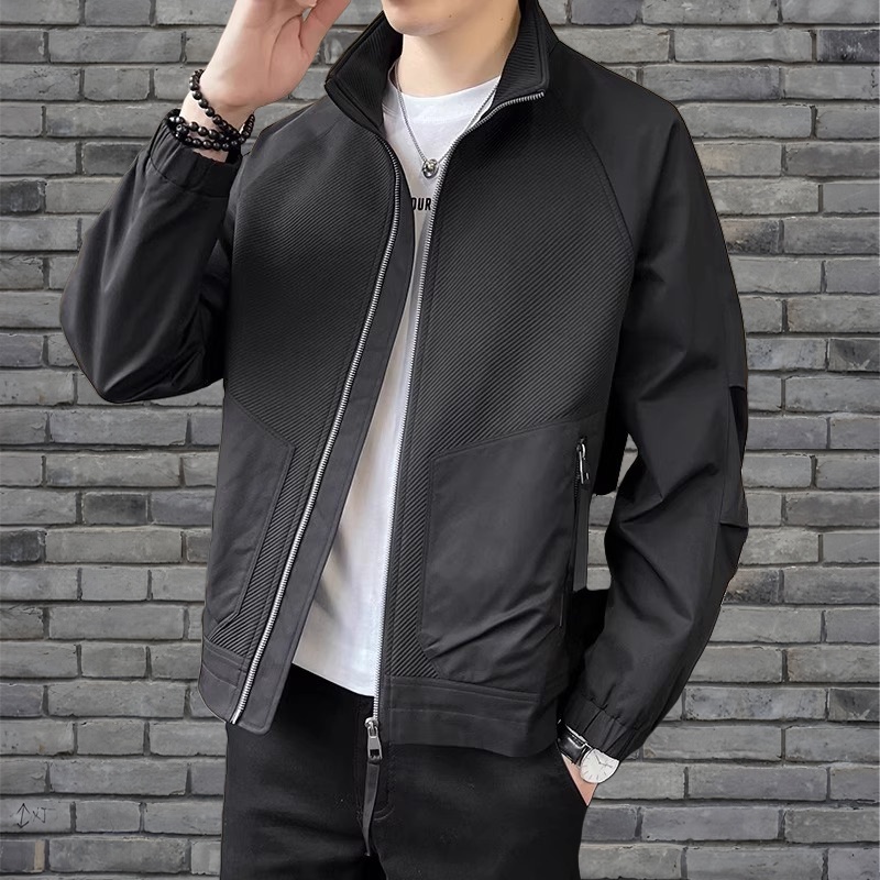 潮牌男士外套春秋季新款潮流宽松休闲冬款加棉加厚早春夹克男上衣