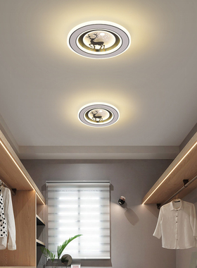 网红过道灯走廊灯明装筒灯吊顶灯小鹿吸顶灯阳台灯创意入门玄关灯