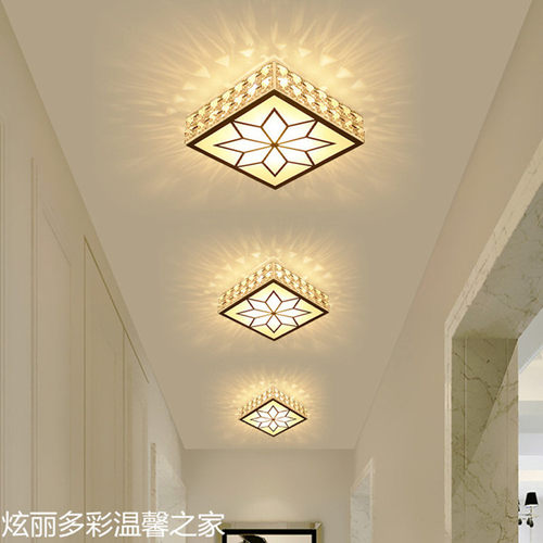 菱形玄关嵌入式家用走廊天花灯