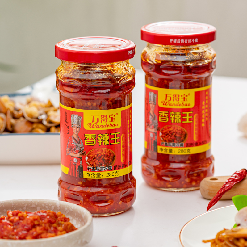 万得宝香辣王280克辣椒酱