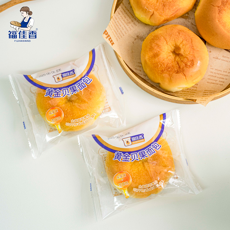 福佳香黄金贝果面包夹心面包手撕欧包贝果蛋糕速食休闲零食